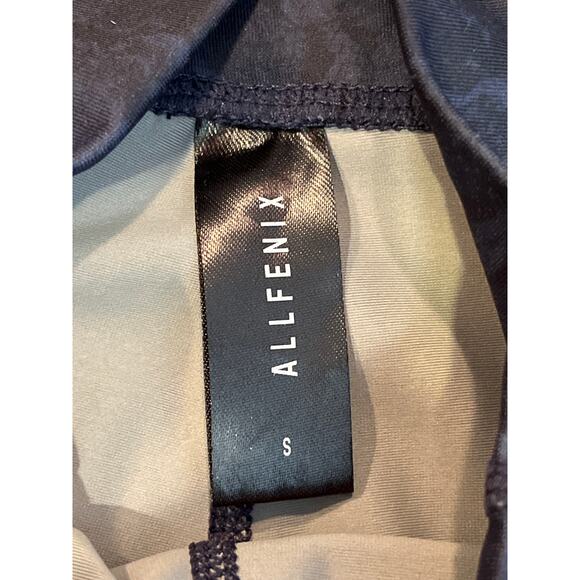 Anthropologie x AllFenix Navy Blue Pattern Leggings Small - Picture 4 of 7